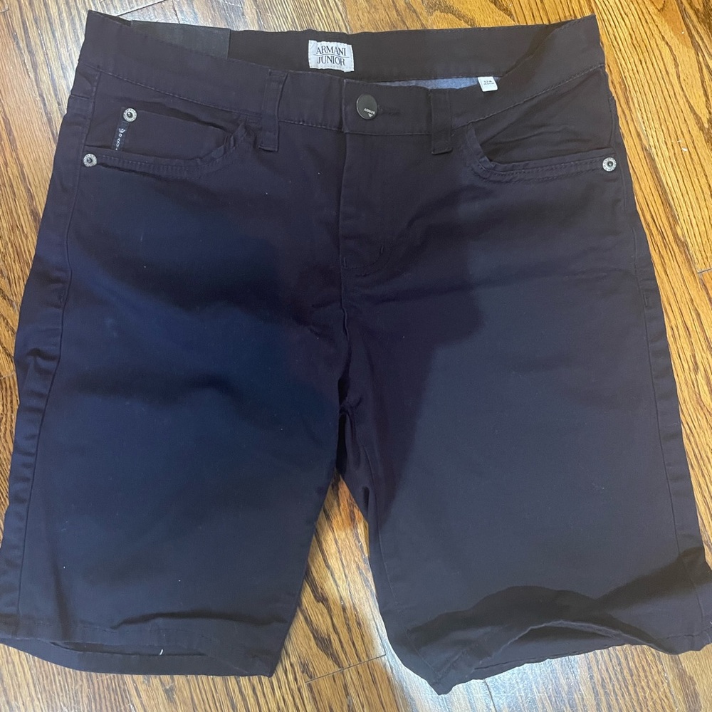 Armani Junior Navy Kids Shorts